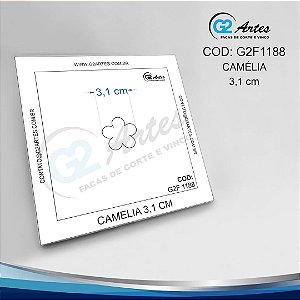 G2F 1188 - Camélia 5 pontas - 3,1 cm