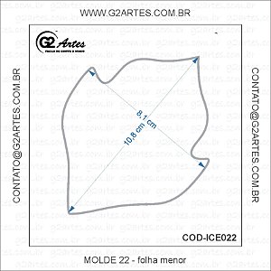 ICE022 - Molde 22 – Folha menor