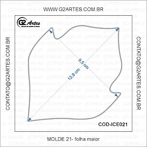 ICE021 - Molde 21 – Folha maior