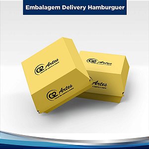 G2DL-029 - Faca Embalagem Delivery Hamburguer Tradicional