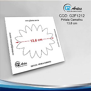 G2F 1212 - Pétala Camafeu 13,6 cm