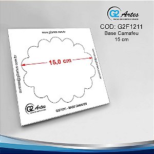 G2F 1211 - Base Camafeu 15 cm