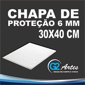 CHAPA PROTETORA DE ROLO - 6mm (30X40 cm)