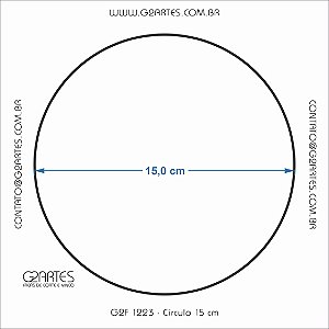 G2F 1223 - Círculo 15 cm