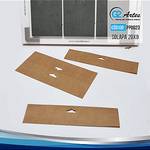 PP 0023 - Faca 3 Solapas 200X90 mm
