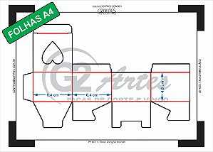 PP 0071 - Caixa Coração Vazado