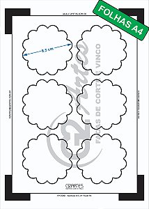 PP 0080 - Escalope 8,5 cm Papel A4