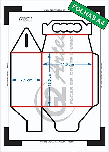 PP 0090 - Maleta Box Papel A4 - (2 Facas)