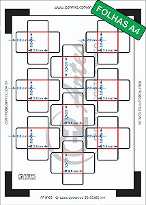 PP 0103 - Caixetas quadrada 35x35x20 mm