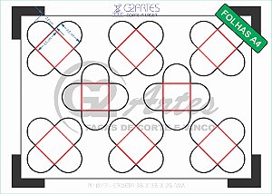PP 0117 - Caixeta 35 x 35 x 25 mm para FOLHAS A4