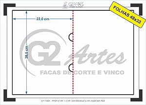GR 7001 - Pasta 2 em 1 com Orelha Removível 220X305 mm