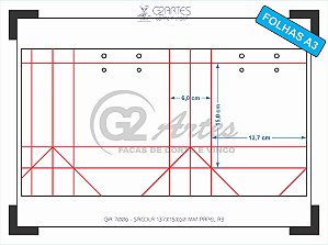 GR 7006 - Sacola 137 x 150 x 60 mm Papel A3