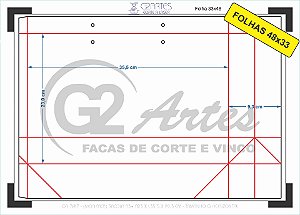 GR 7017 - (MEIA Faca) Sacola A3+ A23 X L35,5 X P9,3 cm - Tamanho G HORIZONTAL