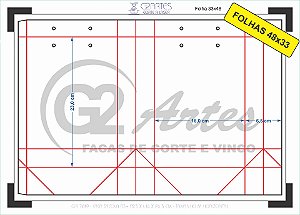 GR 7019 - Faca sacola A3+ A23 X L16 X P6,5 cm - Tamanho M HORIZONTAL