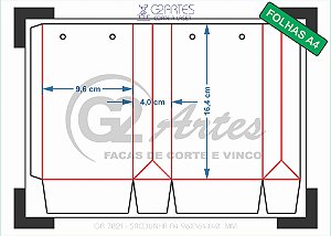 GR 7021 - Sacolinha A4 96x164x40  mm