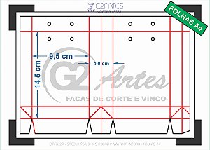 GR 7029 - Sacola 95 L x 145 A x 40 P mm Faca INTEIRA - Folhas A4