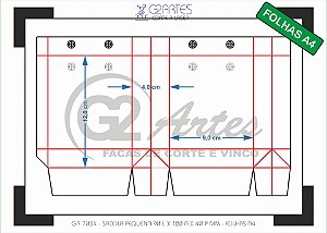 GR 7034 - Sacola Pequena 90 L x 120 A x 40 P mm - Folhas A4