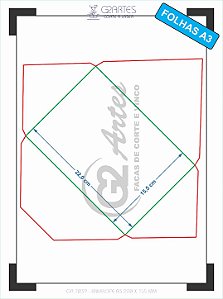 GR 7039 - Envelope A3 - 220 x 155 mm