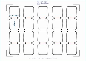 PP 0132 - Tag Xuxinha Cabelo