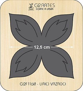 G2F1160 LIRIO VAZADO