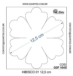 G2F 1045 - Hibisco 01 de 12,5cm