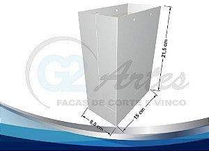 FDG-139 Sacola Simples (A) 21,5cm (L) 15cm (P) 8cm