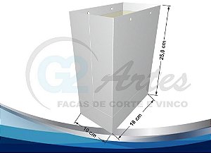 FDG-141 Sacola Simples (A)25 cm (L)18 cm (P)10 cm