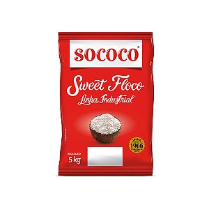 Coco Em Flocos  Nacional Úmido  Sweet 5Kg Sococo