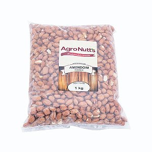 Amendoim Descascado Cru Rúnner 1Kg Agronutts