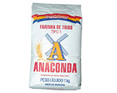 Farinha de Trigo Tipo 1 1Kg 10 Unidades Anaconda