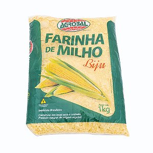 Farinha de Milho Amarela 1Kg Agrobal
