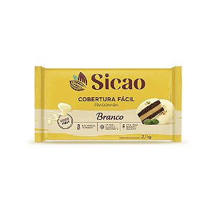 Chocolate Cobertura Branco Facil 2,1Kg Sicao
