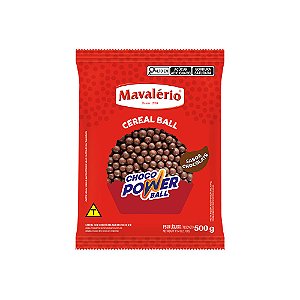 Cereal Crispies Ball C/Cobertura Chocolate 500g Mavalério
