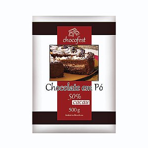 Chocolate Em Pó 50% 500g Chocofest - Festpan