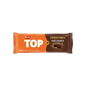 Chocolate Cobertura Meio Amargo eTop em Barra 2.1Kg Harald