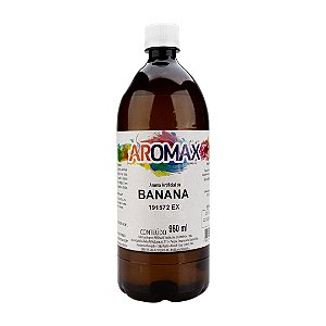 Essência Banana 960Ml Prata Aromax