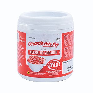 Corante Pó Vermelho 100g Mix