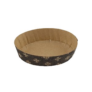 Forma Colomba Oval Decorada Marrom 100g 50 Un Top Line