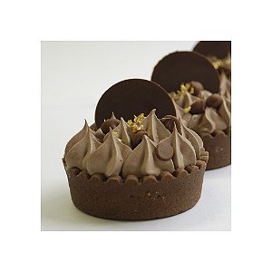 Base Pronta P/Torta Chocolate Circular 70MM 8 Uni Art Tart