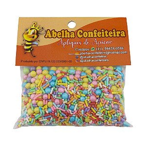 Confeitos Sprinkles Encantado 60G Abelha Confeiteira