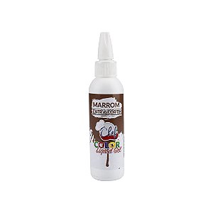 Corante Liquigel Marrom Extra Forte 60G Iceberg