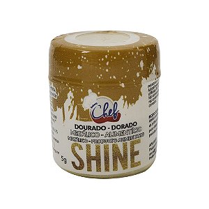 Pó Decorativo Metálico Dourado 5G Iceberg