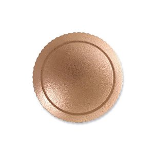 Cake Board Redondo Ouro Rose 26cm Ultrafest