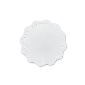 Cake Board Borda Modelada Branco 26cm Ultrafest