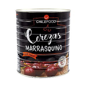 Cereja Marasquino com Talo 3,3Kg Chilefood