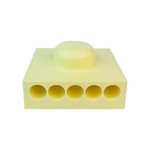 Enrolador Amarelo P/Doces 20G 2 Peças Bluestar