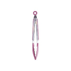 Pegador Silicone Rosa C/Trava 30Cm Oikos