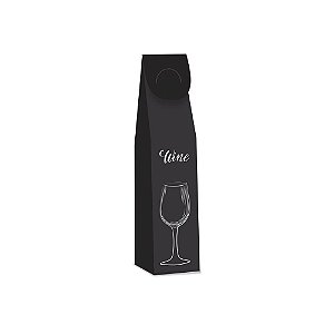 Caixa P/Vinho Wine 8,5x8,5x39Cm 1 Uni Packpel