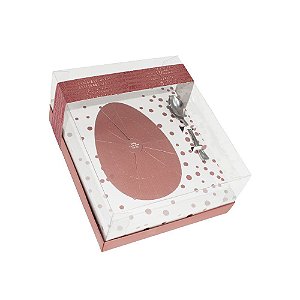 Caixa Classic Ovo De Páscoa 350G Rose Gold Com 5 Uni Ideia