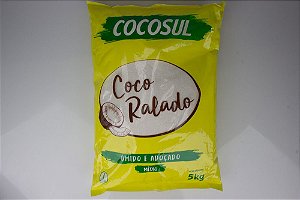Coco Ralado Medio Nacional Umido Adocado 5Kg Cocosul